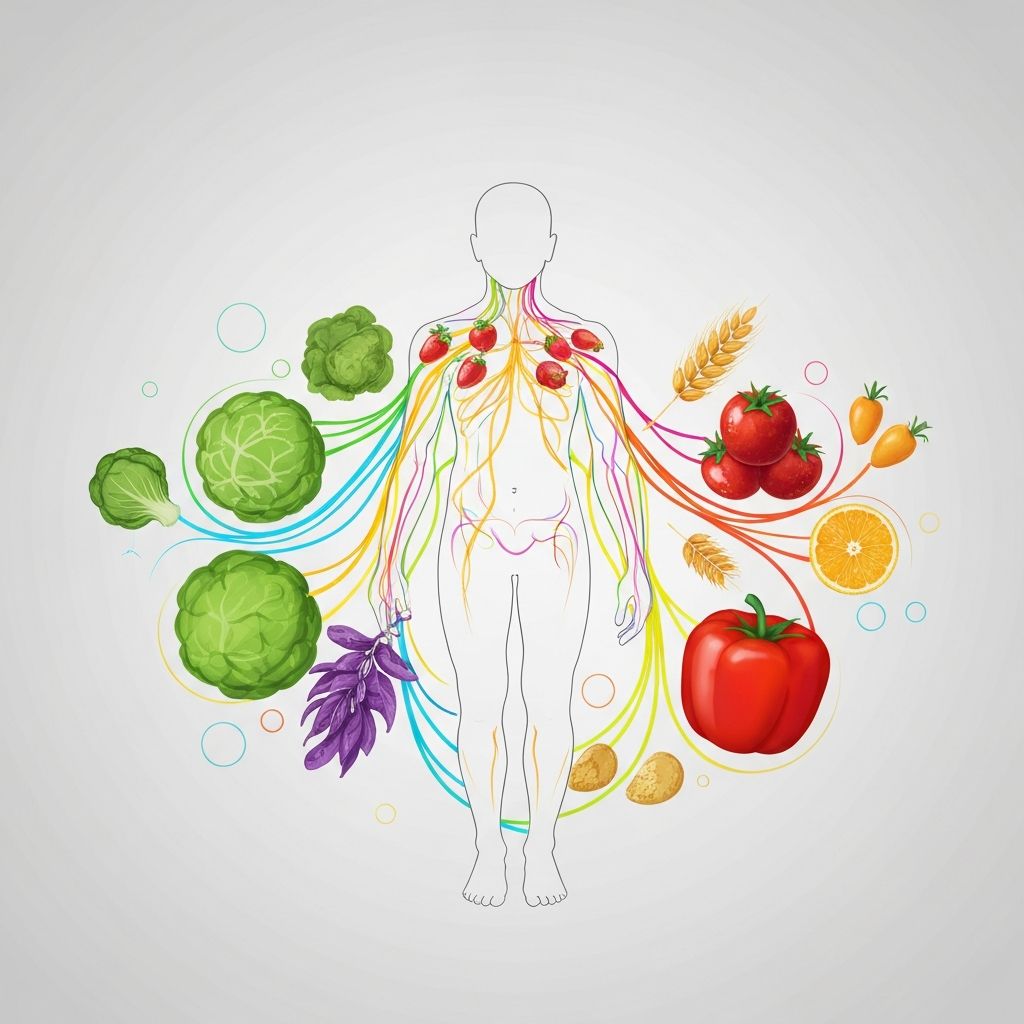 Ilustrasi sistem tubuh dan nutrisi
